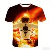 Załoga Słomkowego Kapelusza zbiera się! T-shirt z trójwymiarowym nadrukiem na całej powierzchni z wieloma postaciami - Oddychający i spersonalizowany top z gadżetami anime