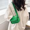 Trendy Spring 2023 Pu Leather Shoulder Bag Stylish Chic Small Square Bag