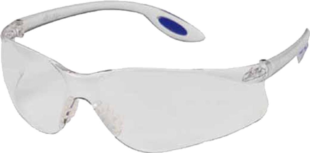 TRUSCO Safety Single-Lens Glasses, Clear, TRS-980