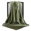 90X90 Satin Silk Scarf Hijab Solid Women Shiny Square Wrap Shawl Head Neck Cover Plain Hair Tie Band Beach Hijab Female Foulard