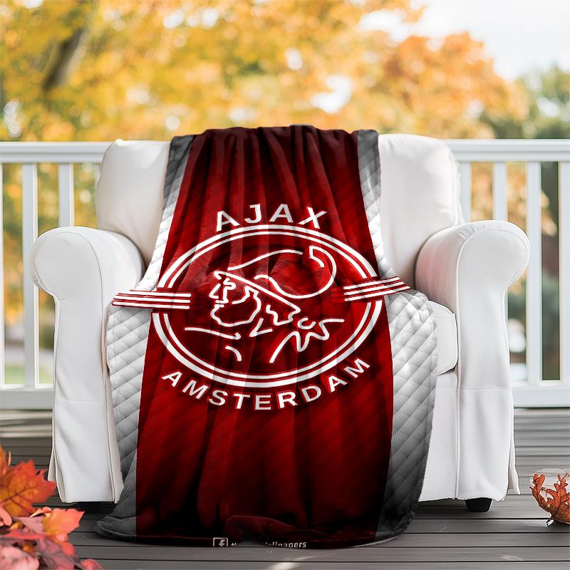 AFC Ajax printed throw blanket—soft,warm;versatile blanket for all seasons—perfect as &air-conditioning throw,nap blanket