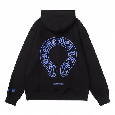 819 CHROME HEARTS 2026 Autumn and Winter New Plus Size Classic Style Logo Hooded Sweatshirt, Suitable for Couples To Wear