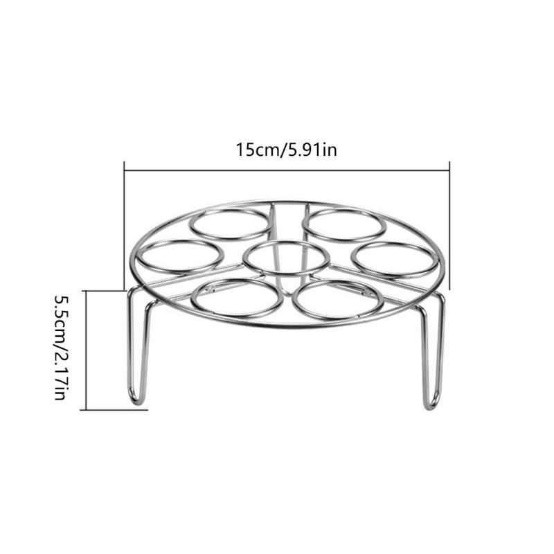Convenient Cooking Rack Space Saving Steamers Rack for Pressure Cooker Steel Steaming Tray Practical Kitchen Tool