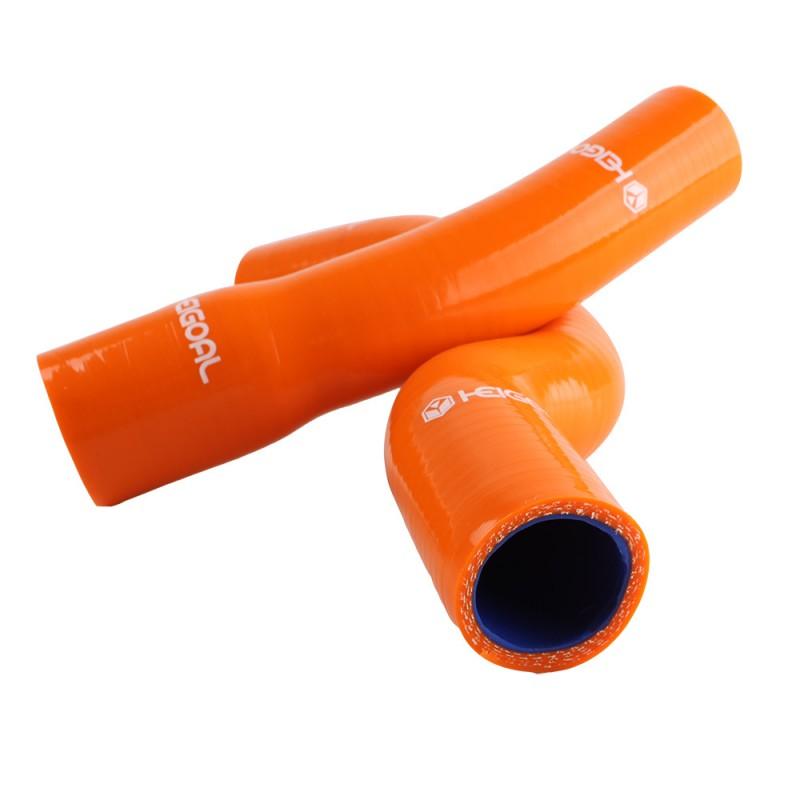 Upgraded Radiator Hose Kit KTM Duke 790 890 Leak-Proof Reinforced Silicone Coolant Black Orange