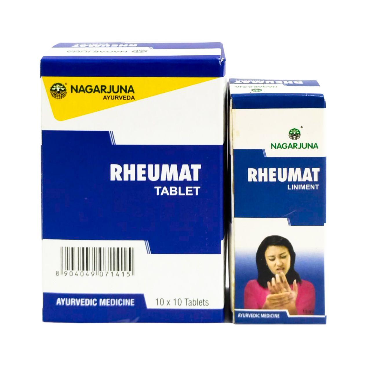 

Набор Ревмат (100 таб + 30 мл), Rheumat Set, Nagarjuna