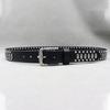 Punk Neutral Rivets for Men and Women Belts for Trendy Personality Knight Leather Belt American Light Luxury Decorative Belt