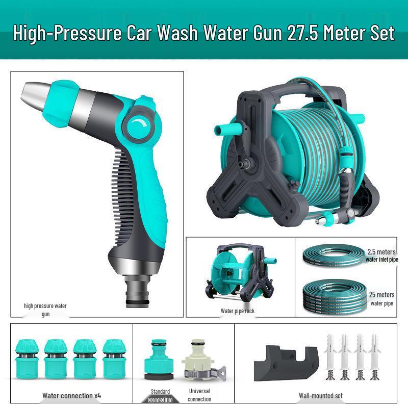 High-Pressure Car Wash and Garden Hose Nozzle Set