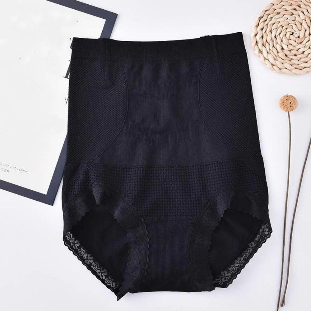 Seamless Lace Slimming Shapewear High Waist Body Shaping Briefs Butt Lifting Panties Ladies