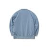 Li Ning Sports Fashion Series Embroidered Logo Round Neck Long Sleeve Sweatshirt Men Sweatshirt Denim-Blue AWDR229-1