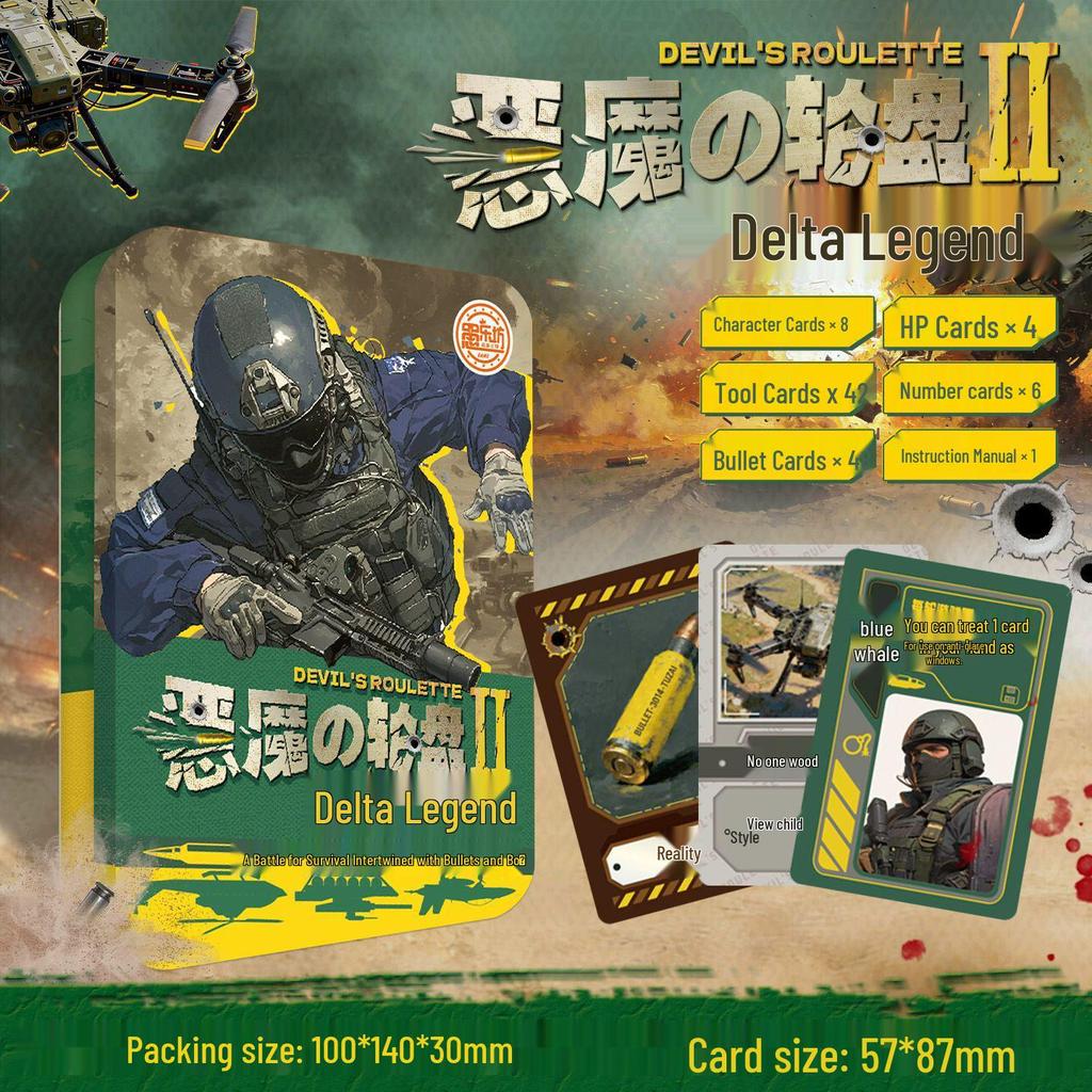 Devil's Roulette: Delta Legend - Interactive Team Battle Board Game