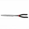 Double Joint Pliers 13 Inch Extended Strong Grip Dual Pivot Flat Nose Pliers with Serrated Jaws for Narrow Space