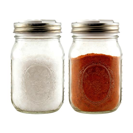 Tapa Dosificadora de Especias Ajustable para Frascos Mason de Plástico Resistente al Óxido Tapa Dosificadora y Vertedora para Condimentos Accesorio para Frascos de Especias de Cocina