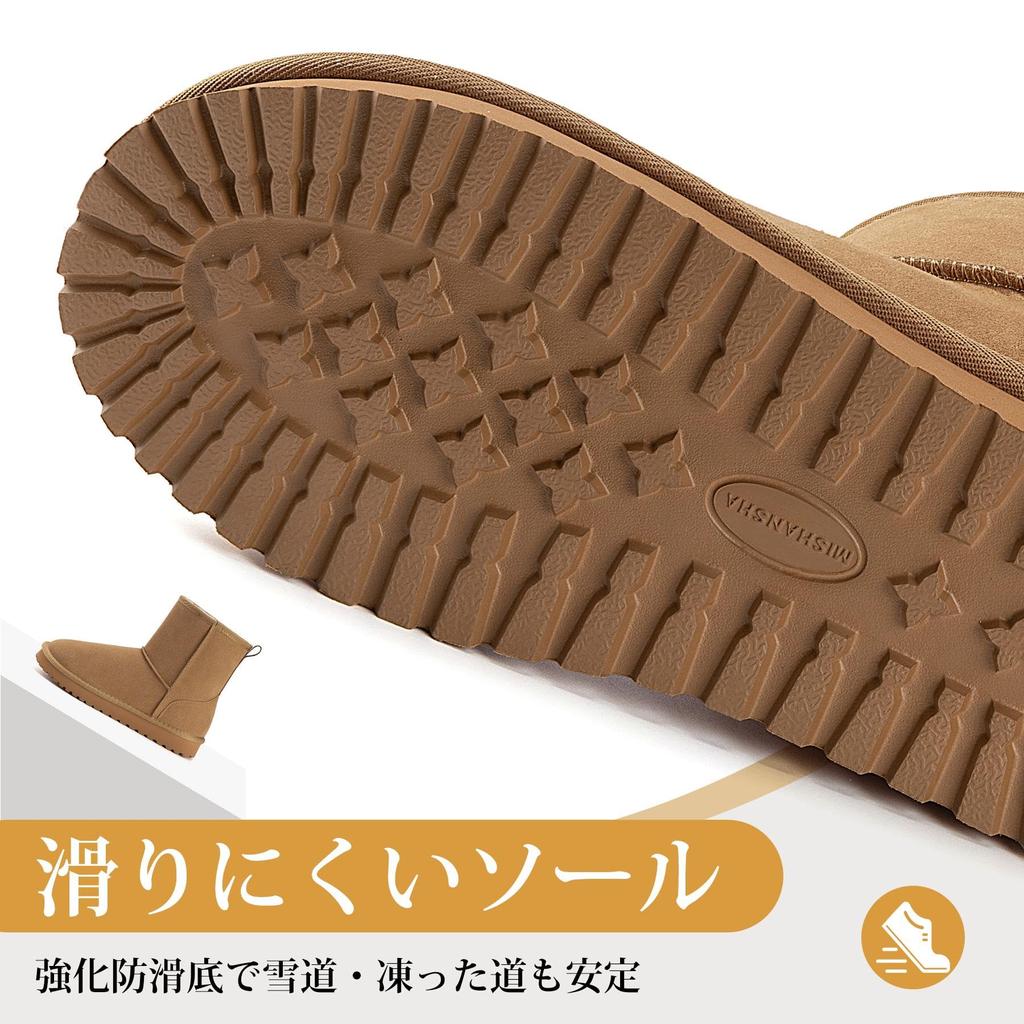 Mishansha Snow Winter Cold Women's Boots, Shoes, Fleece-Lined, Warm, Windproof, Weather, Non-Slip, Outdoor, Commuting, Snow-Proof