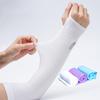 Summer Sun Protection Arm Sleeves Uv Protection Ice Sleeves Arm Protectors For Driving And Cycling Ice Silk Sleeves Unisex