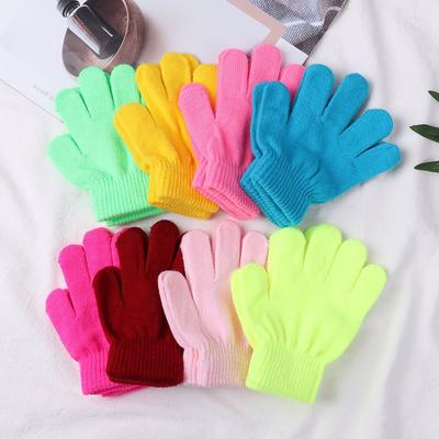 Children Winter Warm Magic Glove Girl Boy Kid Stretchy Knitted Full Finger Gloves Children's Figure Skating Special Gloves