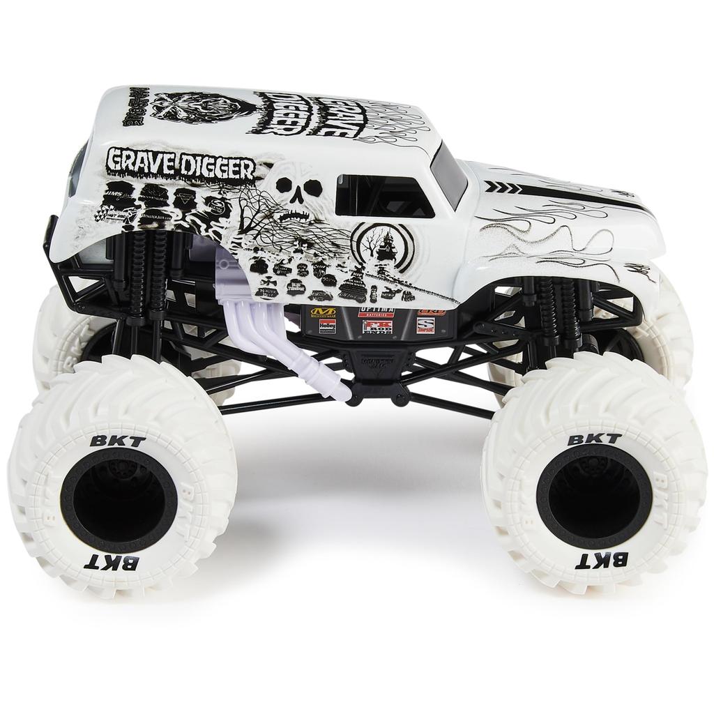Monster Jam, Official Grave Digger Monster Truck, Collectible Diecast Vehicle, 1:24 Scale