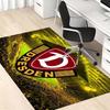 Dynamo Dresden Stadium Print Area Rug, Non Slip Soft Floor Mat Football Club Logo Carpet for Fan Home Living Room Decor