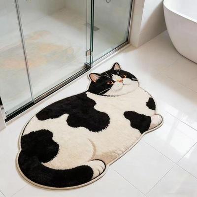 Innovative 3D Cat Bath Mat Made of Diatomite for Absorbent Quick Drying