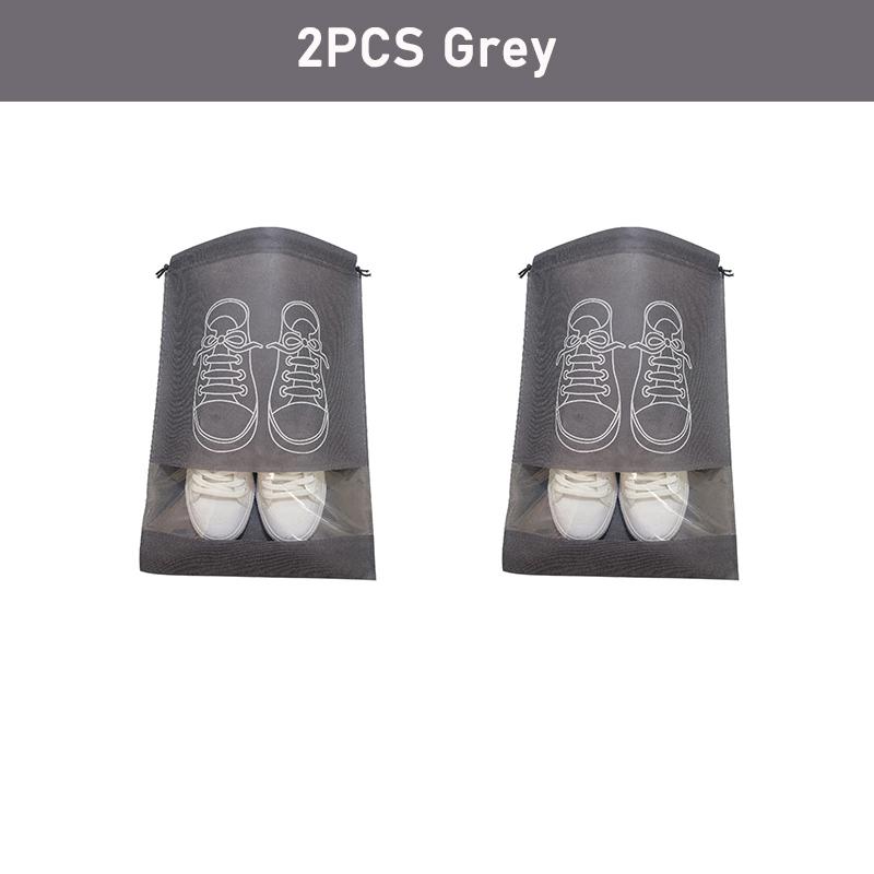 Non-Woven Shoes Bag Waterproof Dustproof Travel Bag Portable Tote Drawstring Bag For Shoes Storage Shoes Organizer