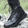 Fashion Breathable Men Desert Boots Tactical Military Boots Ultralight Combat Boots Outdoor Hiking Shoes Male Army Boot Large Size 49
