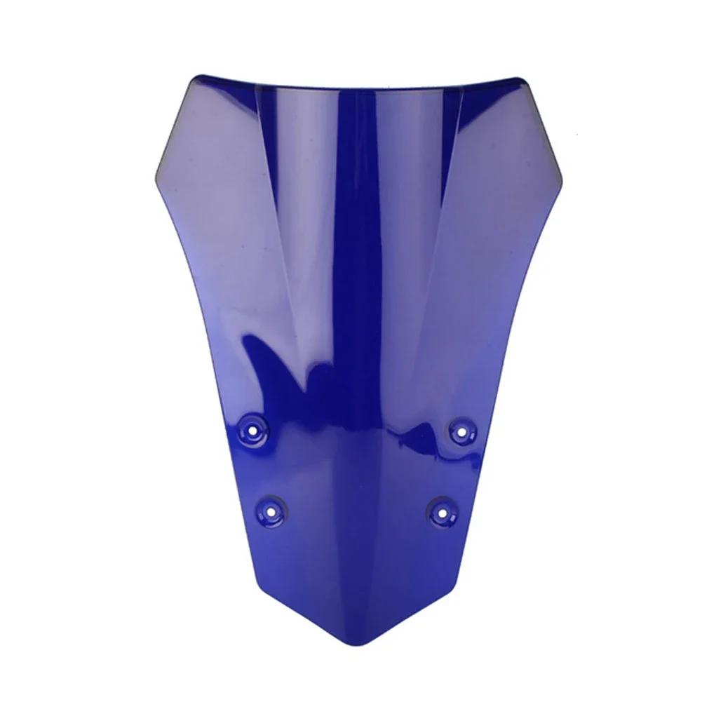 

For Yamaha Motorcycle Double Bubble Windshield Deflector Protector Wind Screen FJ 09 FJ09 MT09 MT-09 Tracer 900 2015 2016 2017 синій