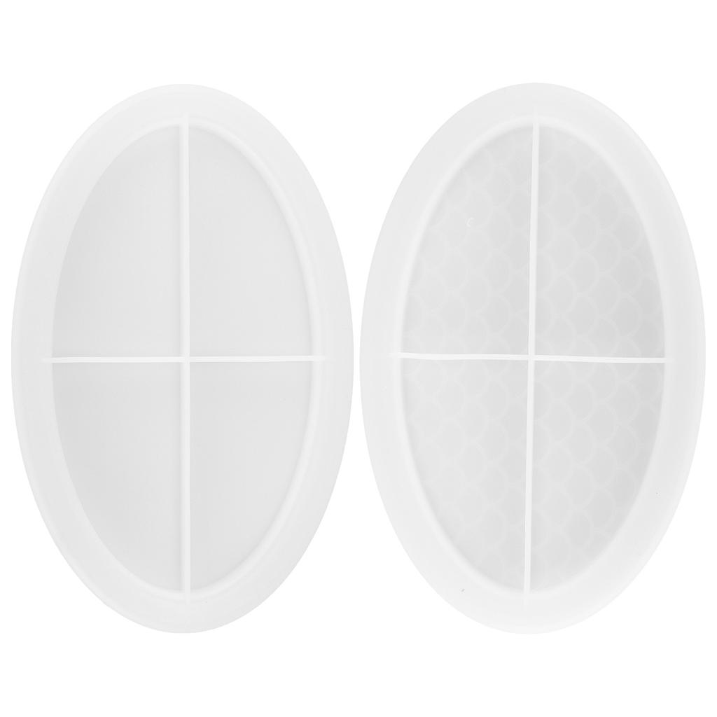 Epoxy Resin Casting Fruit Tray Mold Silicone Decorative Tray Plate DIY Mold Accessory