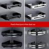 Bathroom Shower Storage Shelf Wall Mounted Shampoo Holder Punch/Punch-free