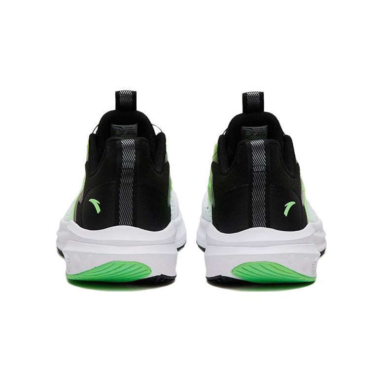 Anta Hailang Lite Mesh Comfortable Wear-Resistant Breathable Low-Top Kids Running Shoes Kids sneaker Green Black White 312325534H-7