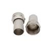 10Pcs 75 Ohm F Type Coaxial Adapter Coax Cable Quick Connector  for TV Satellite Antenna Coax Cable