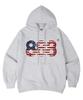 [Fleece-Lined/Non-Fleece-Lined] Usa Number.888 Oversized Hoodie 7 Colors (B Type)