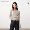 GREEN BELT Women's Slim Fit Alpaca Wool Blend Cardigan