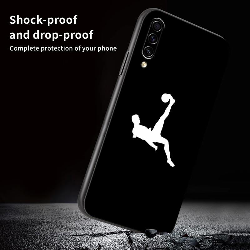 Soft Case For Samsung Galaxy A30 A30S A50 A50S A10S A70 A20S A10 A40 A7 A9 2018 Silicone Back Cover Football Passion Soccer Ball