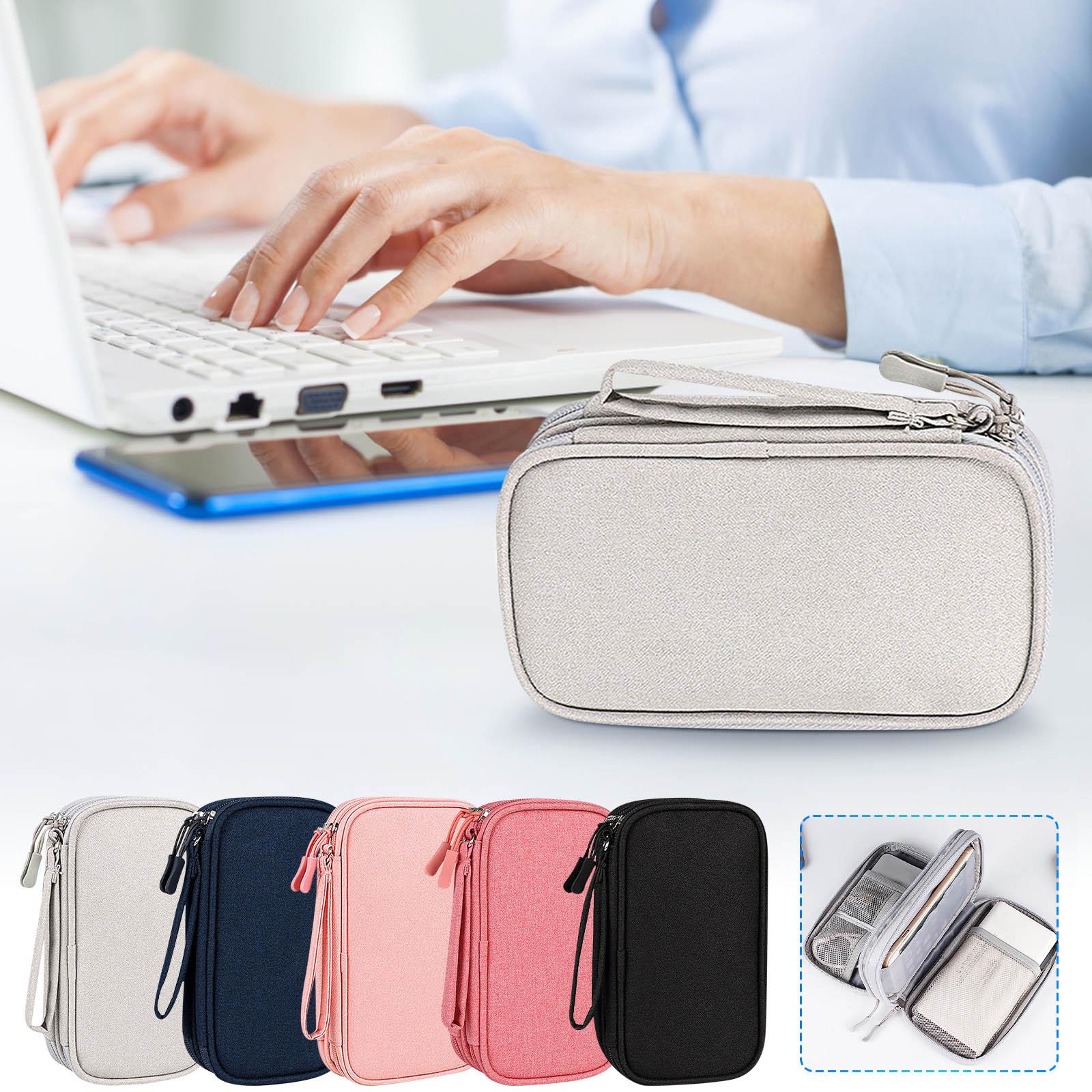 

Живлення Захисний чохол для жорсткого диска Зарядка Treasure U Disk Shield Гарнітура Кабель передачі даних Цифрові аксесуари Сумка для зберігання Багатошаровий захисний чохол чорний