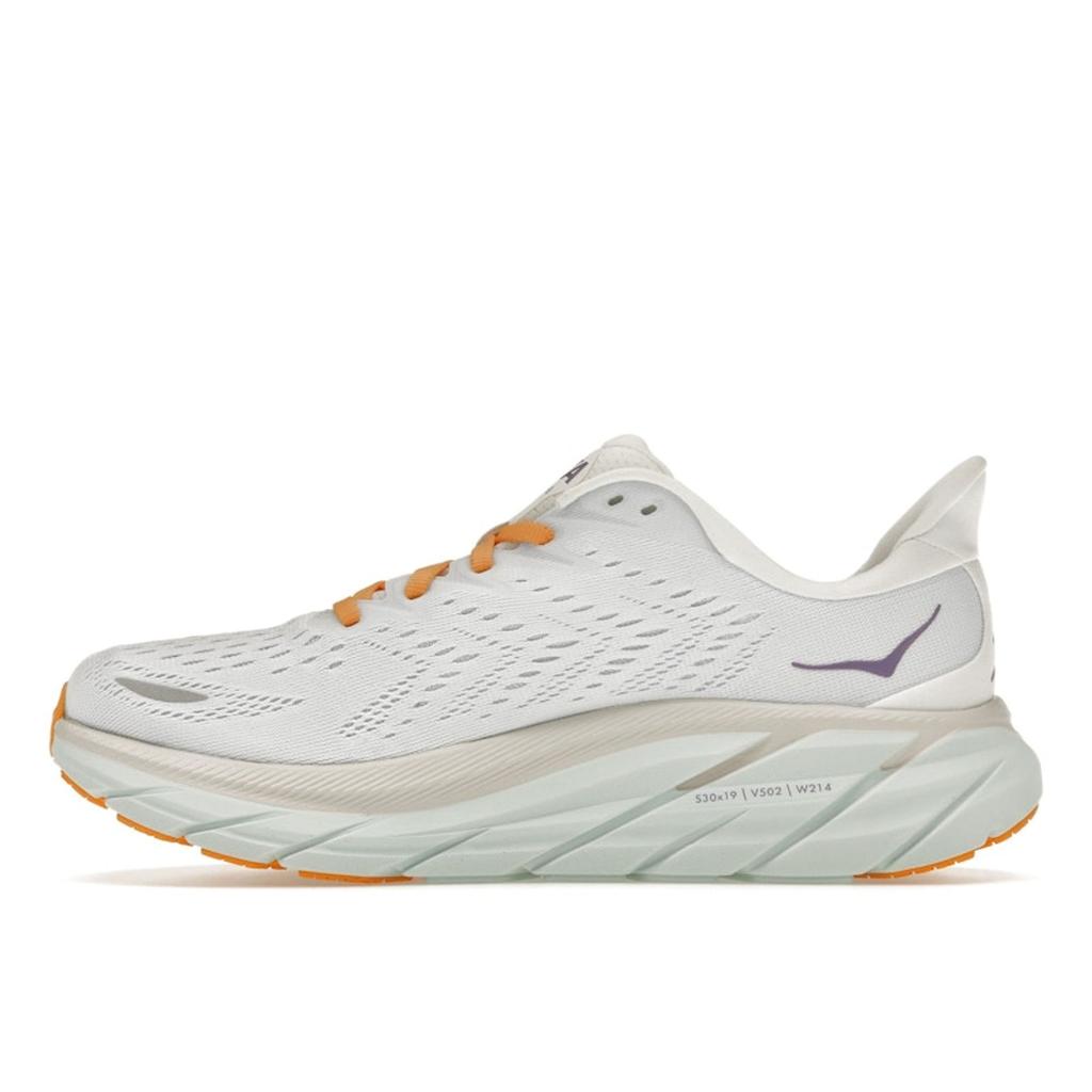 HOKA Clifton 8 Blanc De Blanc Women Sneakers White 1119394-BDBW