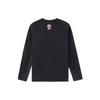 Li Ning Cba Series Logo Print Crew Neck Pullover T-Shirt Men Tops Black ATLR099-2