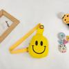 Children's bag smiley face messenger bag new nylon trend boy breast bag kindergarten baby girl backpack