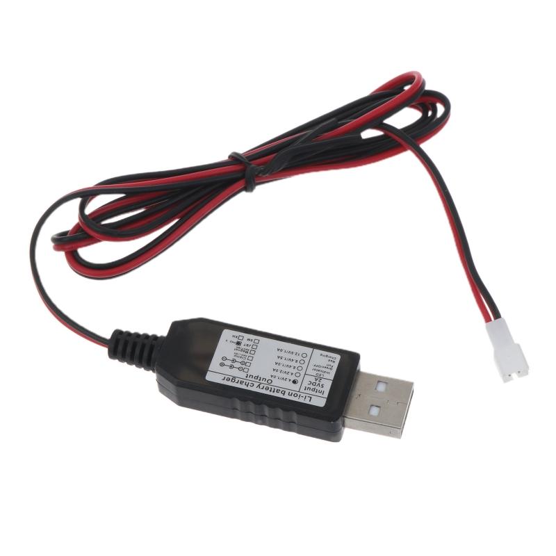Universal USB to PH2.0 2Pin Charger Cable for 3.7V for Smart Rechargeable Lithium Battery Charging Line Cord 100cm Porta