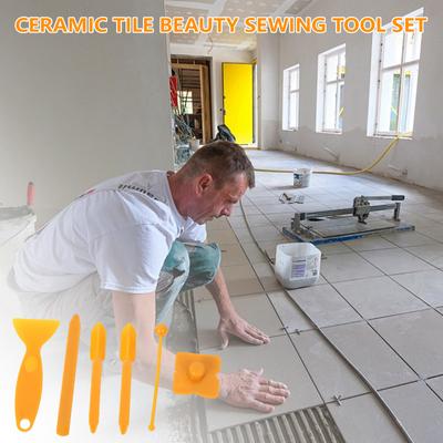 Professional Caulking Tool Set for Bathroom Kitchen Sealant Finishing and Grout Remover Practical Tile Gaps Cleaner