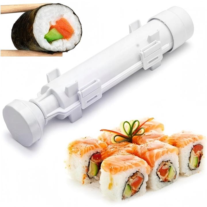 DIY Food Grade Sushi Mold Cylindrical Rocket Sushi Tube Tool Rice Ball Nori Rice Mold Kitchen Portable Hand Cooking Making
