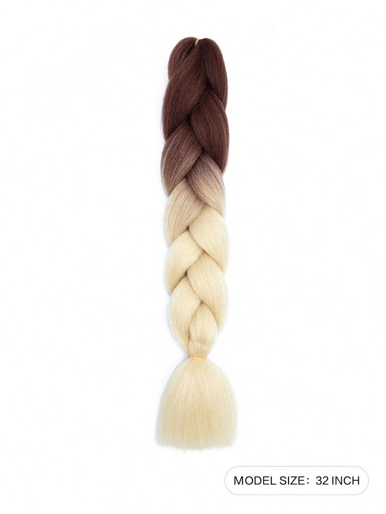 Syntetické příčesky 32palcové Ombre Color Copánky ze syntetických vlasů Předem natažené Jumbo Copánky Prodlužování vlasů pro každodenní kutilské použití