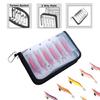 Waterproof Squid Jig Bag Both Side Storage Lure Case Holder Clear 12 Slots Compartment Lure Fishing Tackle Storage Pouch