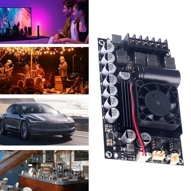 TPA3255 Advanced HIFI Digital Amplifiers Module with Low Distortions Highly Fidelities Sound Performances 300Wx2