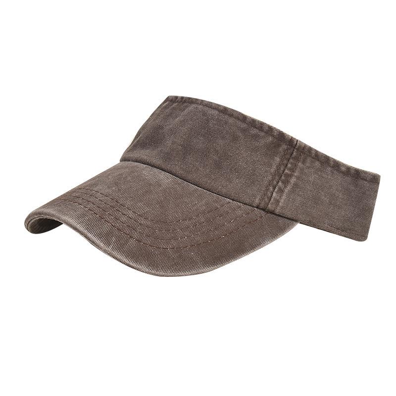 Unisex Korean Style Outdoor Washed Denim Baseball Cap with Sunshade