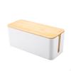 Power Strip Organizer Box Dustproof Cable Management Minimalist Design Cover for