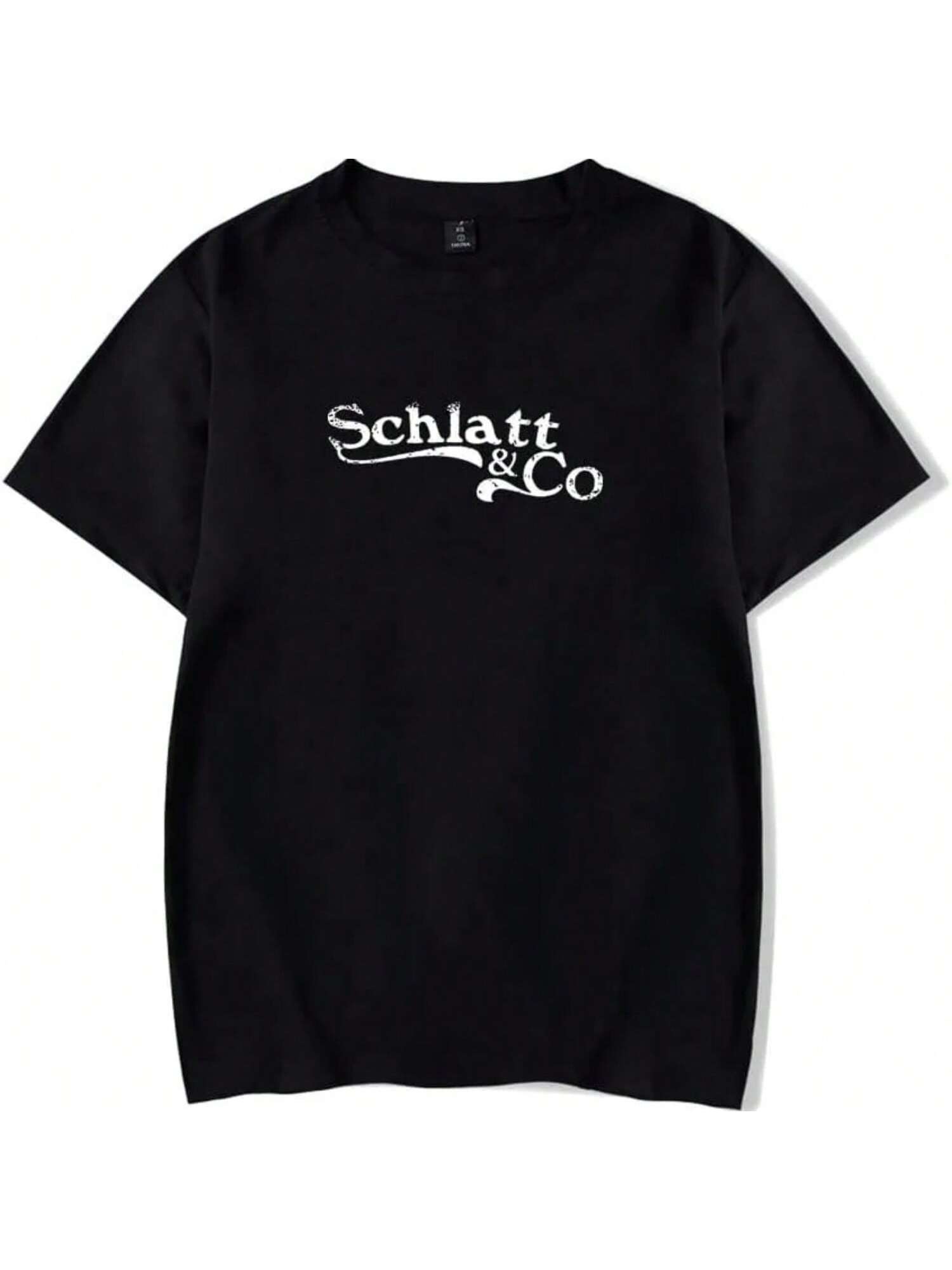 Jschlatt Schlatt Tshirt Unisex Short Sleeve The Leon Tour T-Shirts unisex Wounisex Streetwear Printing Casual O-Neck Fashion S разноцветный