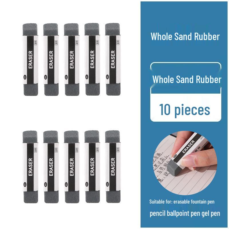 

Стираемая ручка двойного назначения и матовый ластик в наборе: Перьевая, Шариковая, Гелевая, Карандаш - Не Оставляет Следов, Идеально для Студентов и Экзаменов