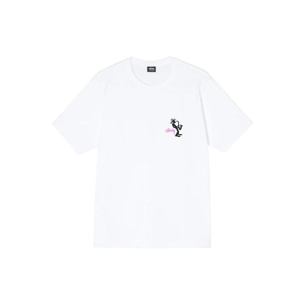 Stussy Printed Crew Neck T-Shirt Men tops White 3903760