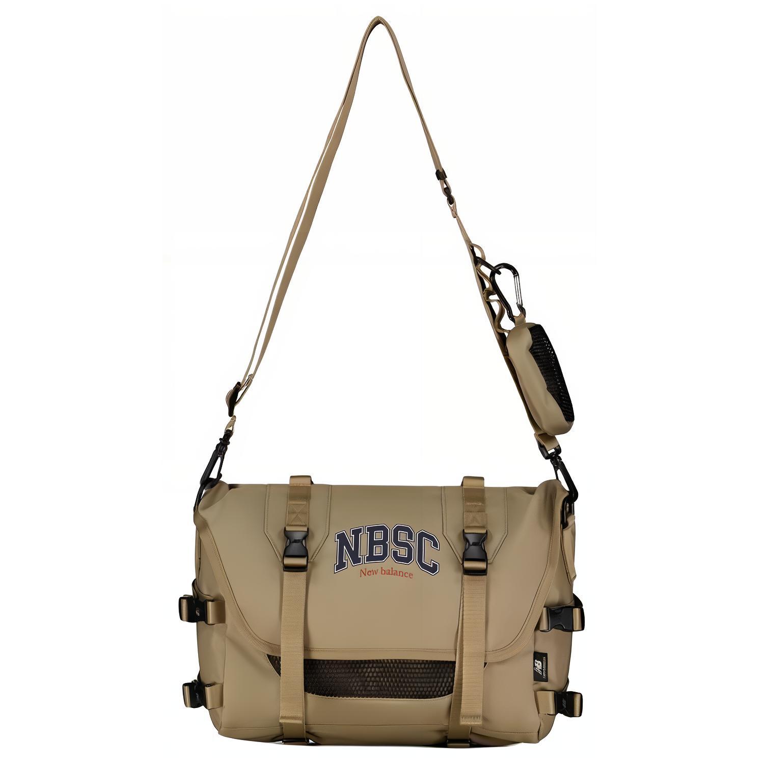 

New Balance Тканевая наплечная сумка сумка-кроссбоди унисекс коричневая New Balance LAB42415TWF коричневый