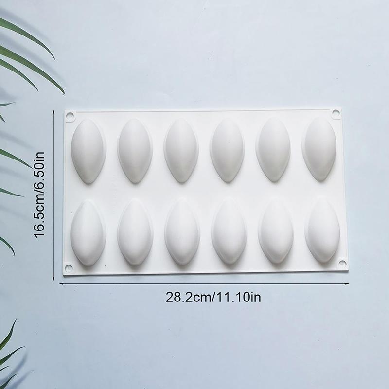 

Для приготовления мусса, желе, пудинга, выпечки, десерта, хлеба, формы для выпечки, инструментов для украшения 1 шт. 12 ячеек форма для торта из манго-силикона белый