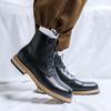 Brogue Casual Men's Boots Quality Versatile Classic British Style Leisure Outdoor Street Business Office Autumn and Winter Shoes